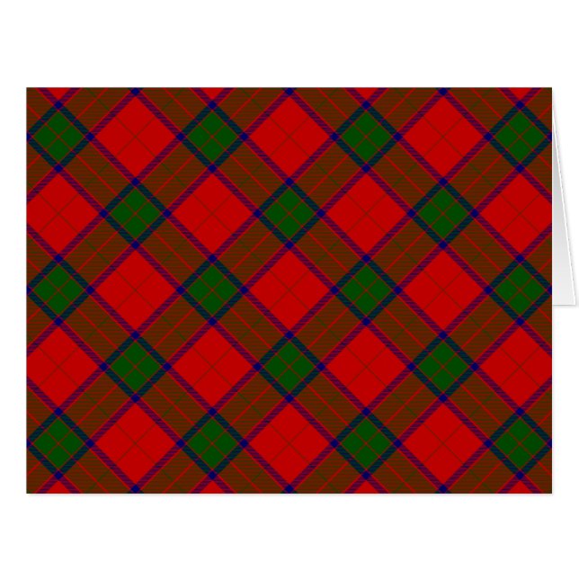 Robertson tartan red green plaid (Front Horizontal)