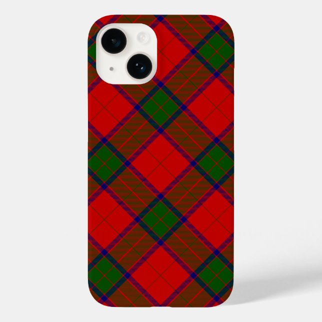 Robertson tartan red green plaid Case-Mate iPhone case (Back)