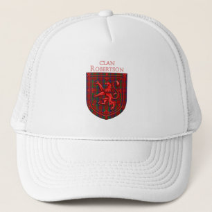 Robertson Tartan Scottish Plaid Lion Rampant Trucker Hat