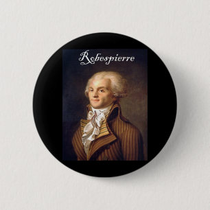 Robespierre 1 with blackadder 6 cm round badge