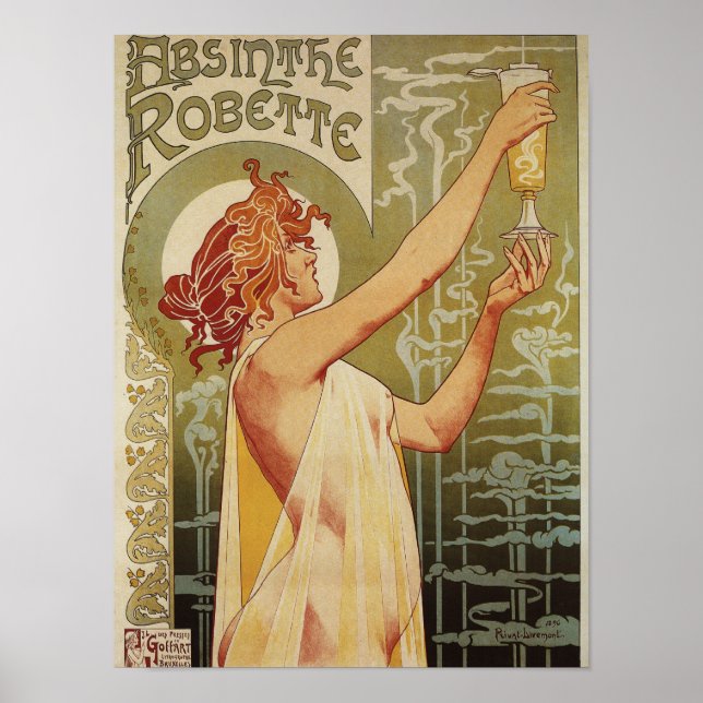 Robette Absinthe Advertisement Poster (Front)