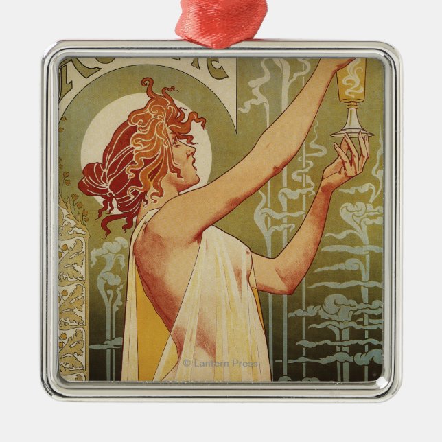 Robette Absinthe Advertisement Poster Metal Tree Decoration (Front)