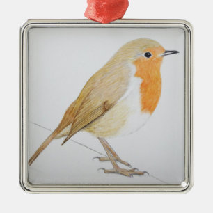 Robin 2011 metal tree decoration