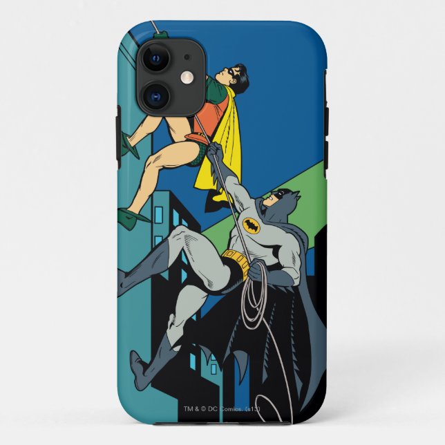 Robin And Batman Climb Case-Mate iPhone Case (Back)