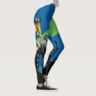 Robin And Batman Climb Leggings