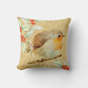 Robin and Holly Cushion