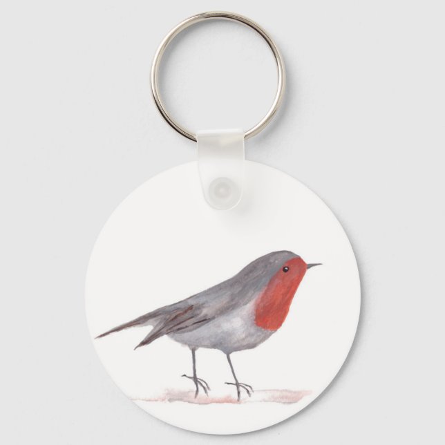 Robin bird key ring (Front)