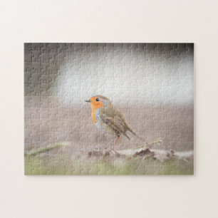 Robin Bird Nature Photo Jigsaw Puzzle