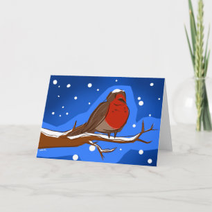 Robin Christmas Card