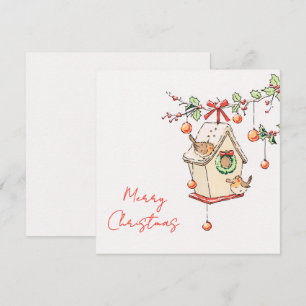 Robin Christmas card