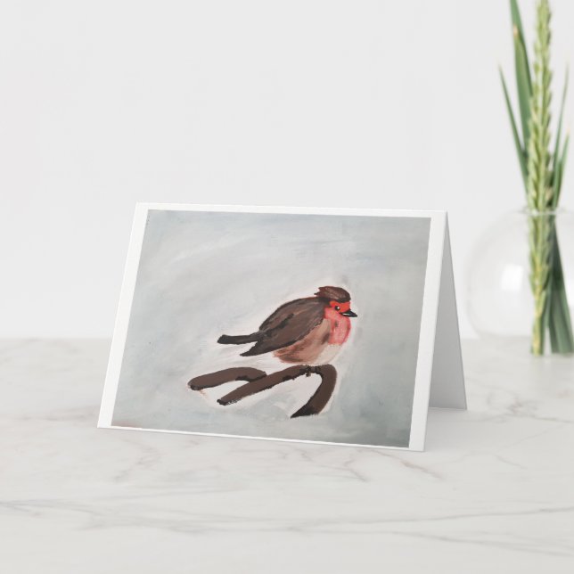Robin christmas card (Front)
