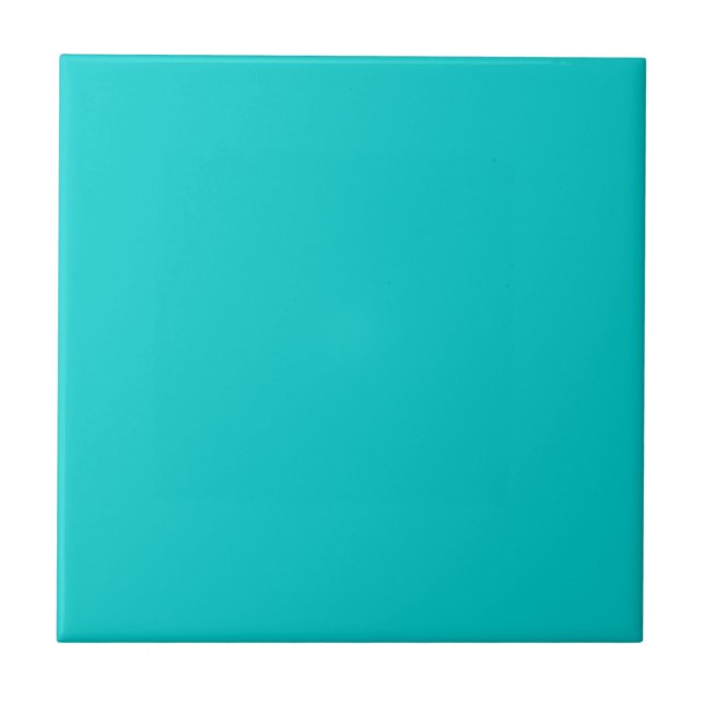 Robin Egg Blue Solid Color Tile (Front)