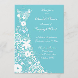 Robin egg custom bridal shower invite