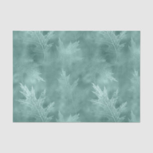 Robin Egg Green Leaf   Tissue Paper