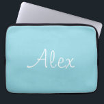 Robin Egg  Laptop Sleeve<br><div class="desc">This stylish aqua-coloured deck of cards is perfect for your gamenights. It will add beauty to your card games.  It is also customisable to make it truly your own.</div>