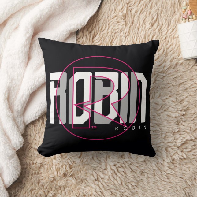 Robin Hi-Tech Name Graphic Cushion (Blanket)