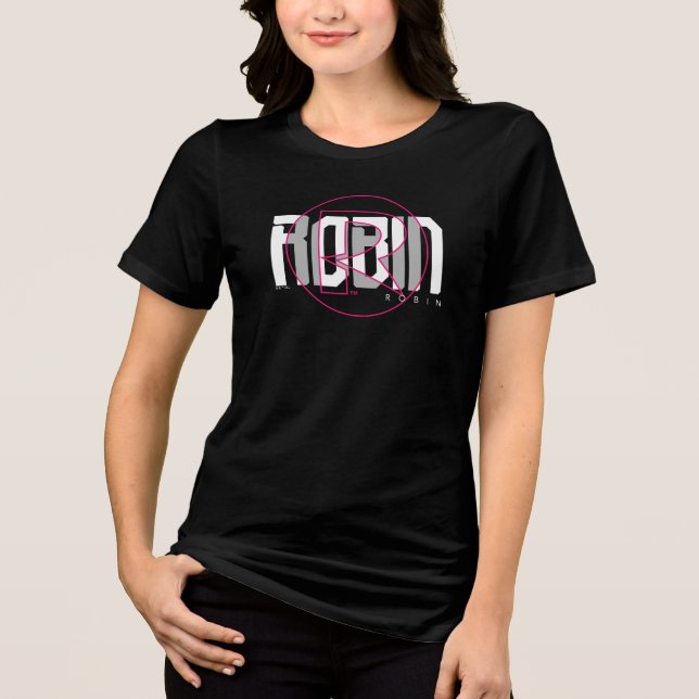 Robin Hi-Tech Name Graphic Tri-Blend Shirt (Front)