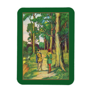 Robin Hood And Little John Magnet