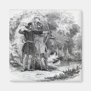 Robin Hood and Little John Magnet