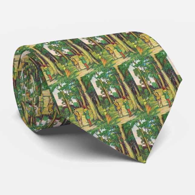 Robin Hood And Little John  Tie (Rolled)