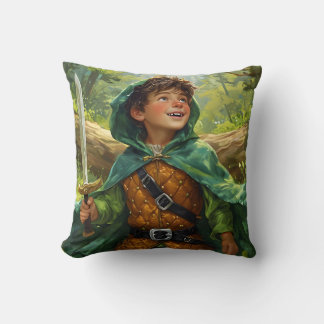 Robin Hood depicted as a child Cushion
