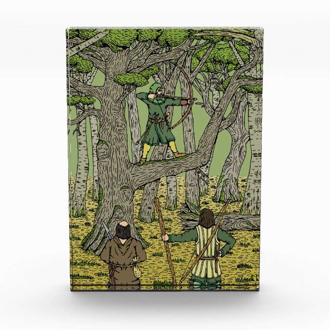 Robin Hood in Sherwood Forest Photo Block (Front)