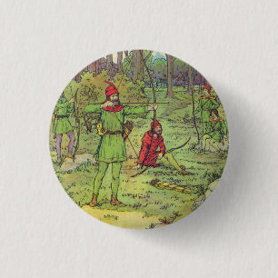 Robin Hood In The Forest 3 Cm Round Badge