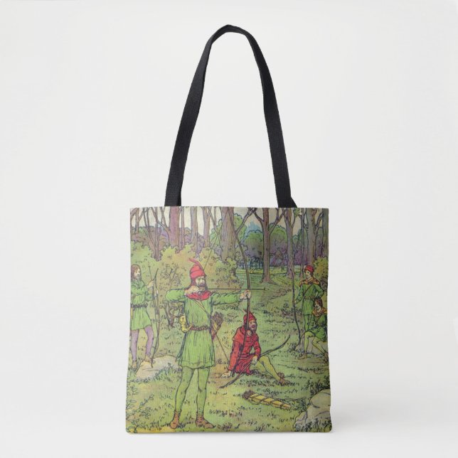 Robin Hood In The Forest  Tote Bag (Front)