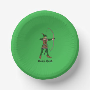 Robin Hood Paper Bowls Plate