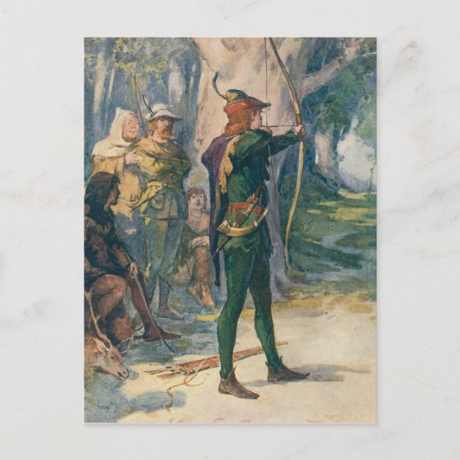 Robin Hood Postcard (Front)
