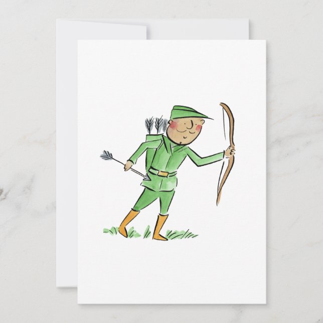 Robin Hood, Sherwood Forest, Nottingham Invitation (Front)