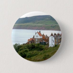 Robin Hood's Bay 6 Cm Round Badge