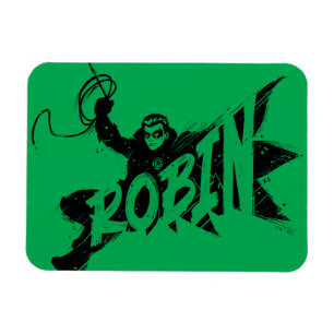Robin Ink Brush Name Magnet