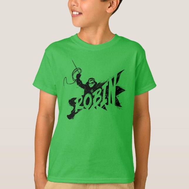Robin Ink Brush Name T-Shirt (Front)