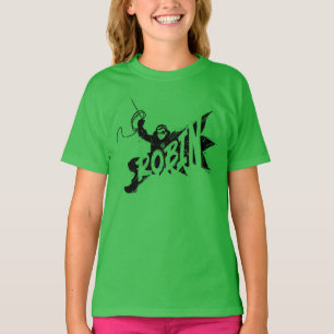 Robin Ink Brush Name T-Shirt