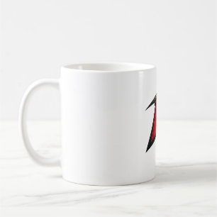 Robin inspired logo coffee mug