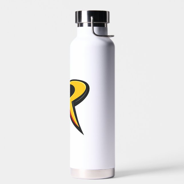 Robin inspired logo  water bottle (Left)