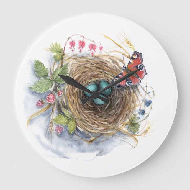 Robin Nest Large Clock (Front)