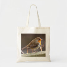 Robin on a Tote bag