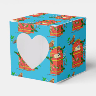Robin on Postbox Favour Box