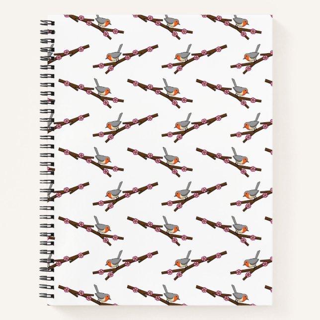 Robin on Sakura Notebook (Front)