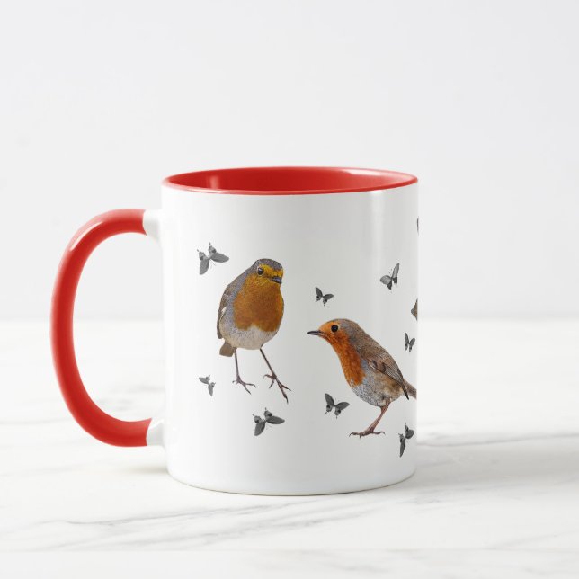 Robin Party Mug (Left)