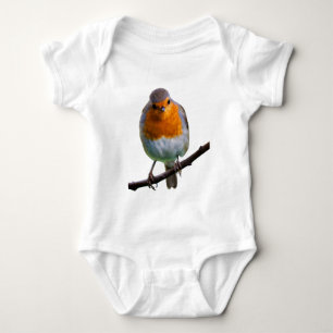 Robin Red Breast Baby Bodysuit