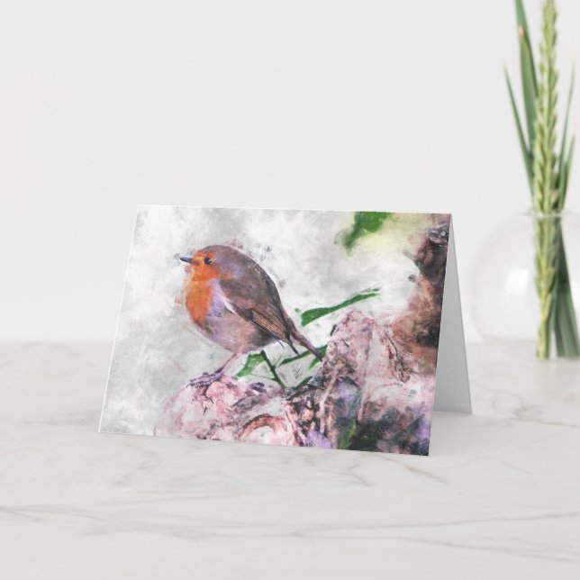 Robin Redbreast Card (Front)