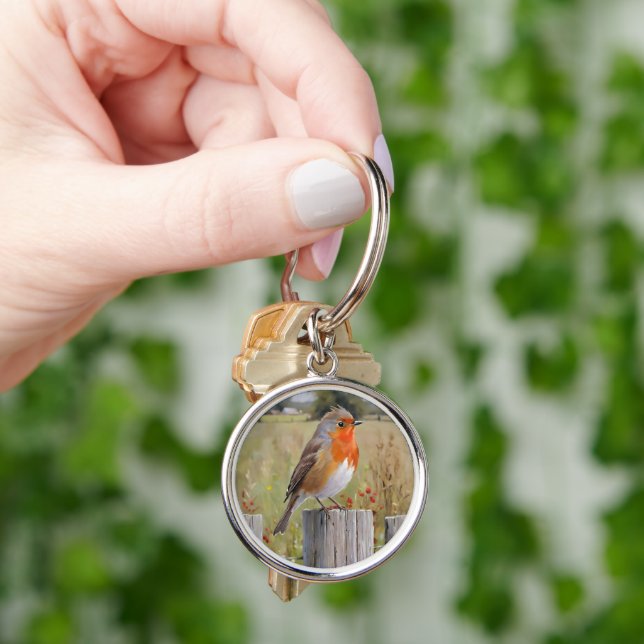 Robin Redbreast Key Ring (Hand)