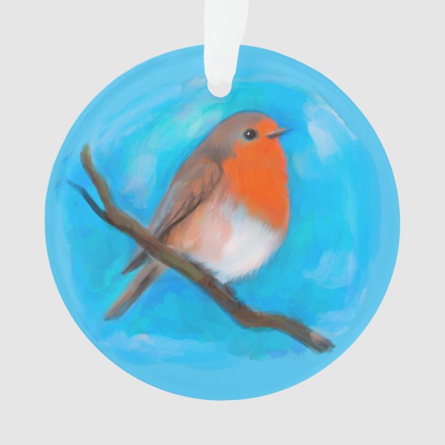 Robin redbreast ornament (Front)
