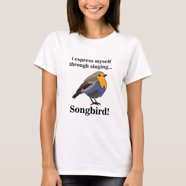 Robin Redbreast Songbird T-Shirt (Front)