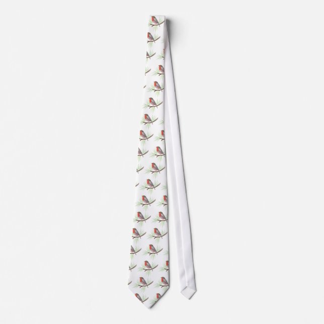 Robin Redbreast Tie (Front)