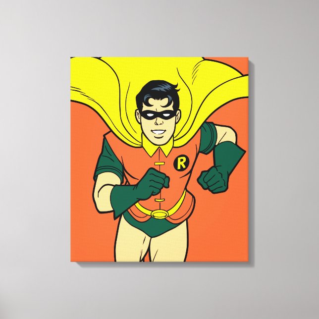 Robin Running Canvas Print (Front)