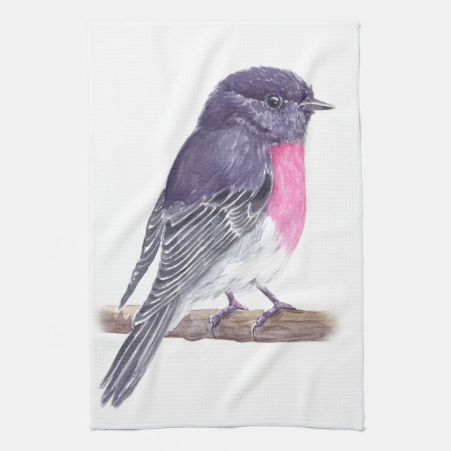 Robin Tea Towel (Vertical)